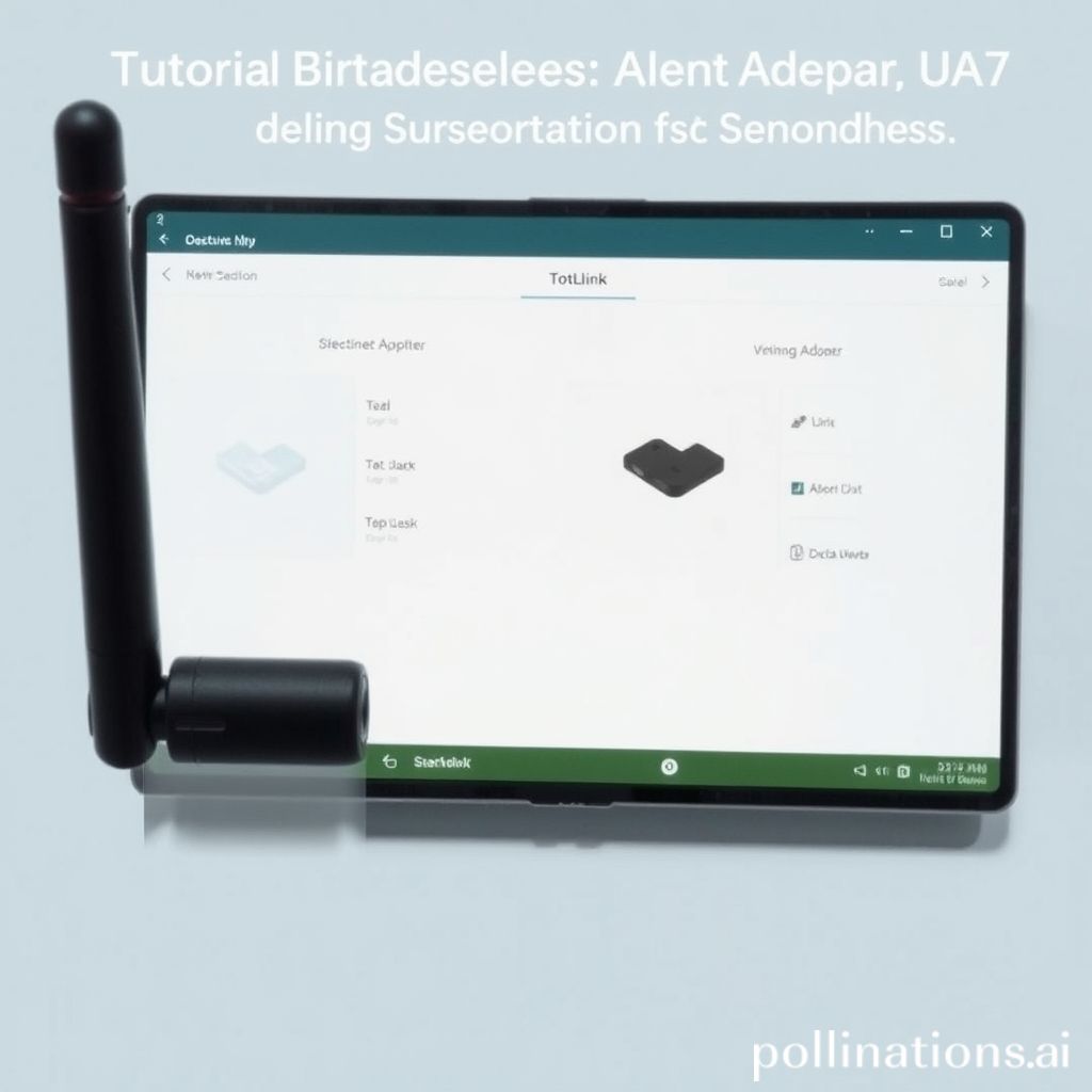 Tutorial Konfigurasi Totolink USB Wireless Adapter